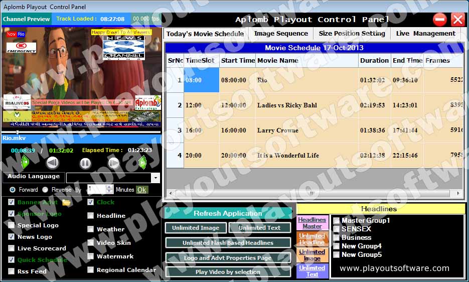 Movie Playout Software Movie Playout Software